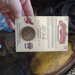 This Is A Bob Feller Statue Coin.