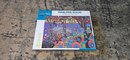 Darlene Kulig - Outside Vienna 1000pc Puzzle by Pomegranate Brand New & Sealed!!