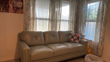 $250 like new blewish/light grayish Sofa.