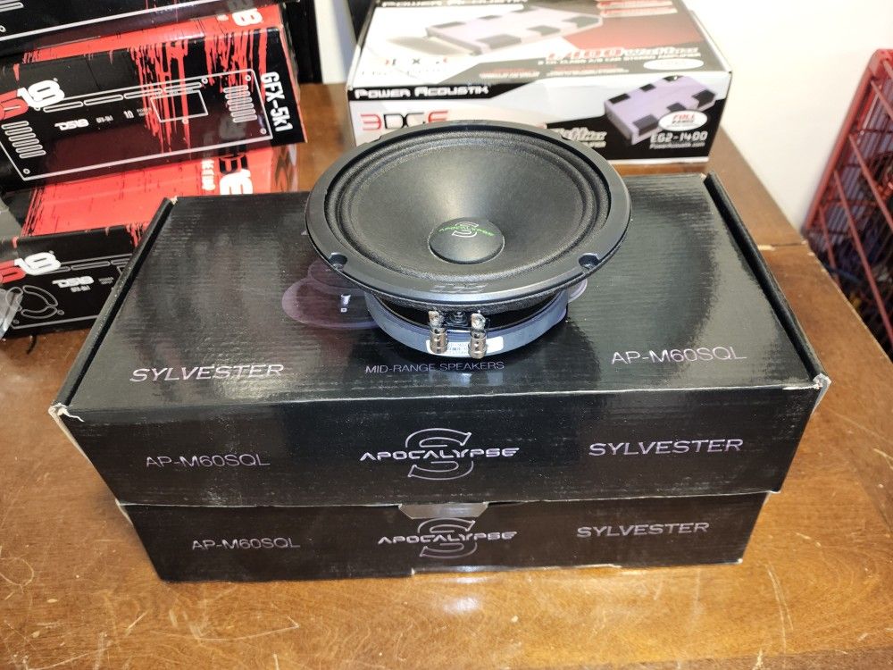 Deaf Bonce Apocalypse SYLVESTER 6.5" 1200WATTS MAX TOGETHER Midrange Speakers