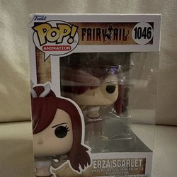 Fairy Tail Anime TV Series Erza Scarlet Vinyl POP! Figure Toy #1046 FUNKO NIB