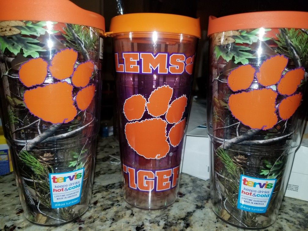 Clemson Tervis Cups