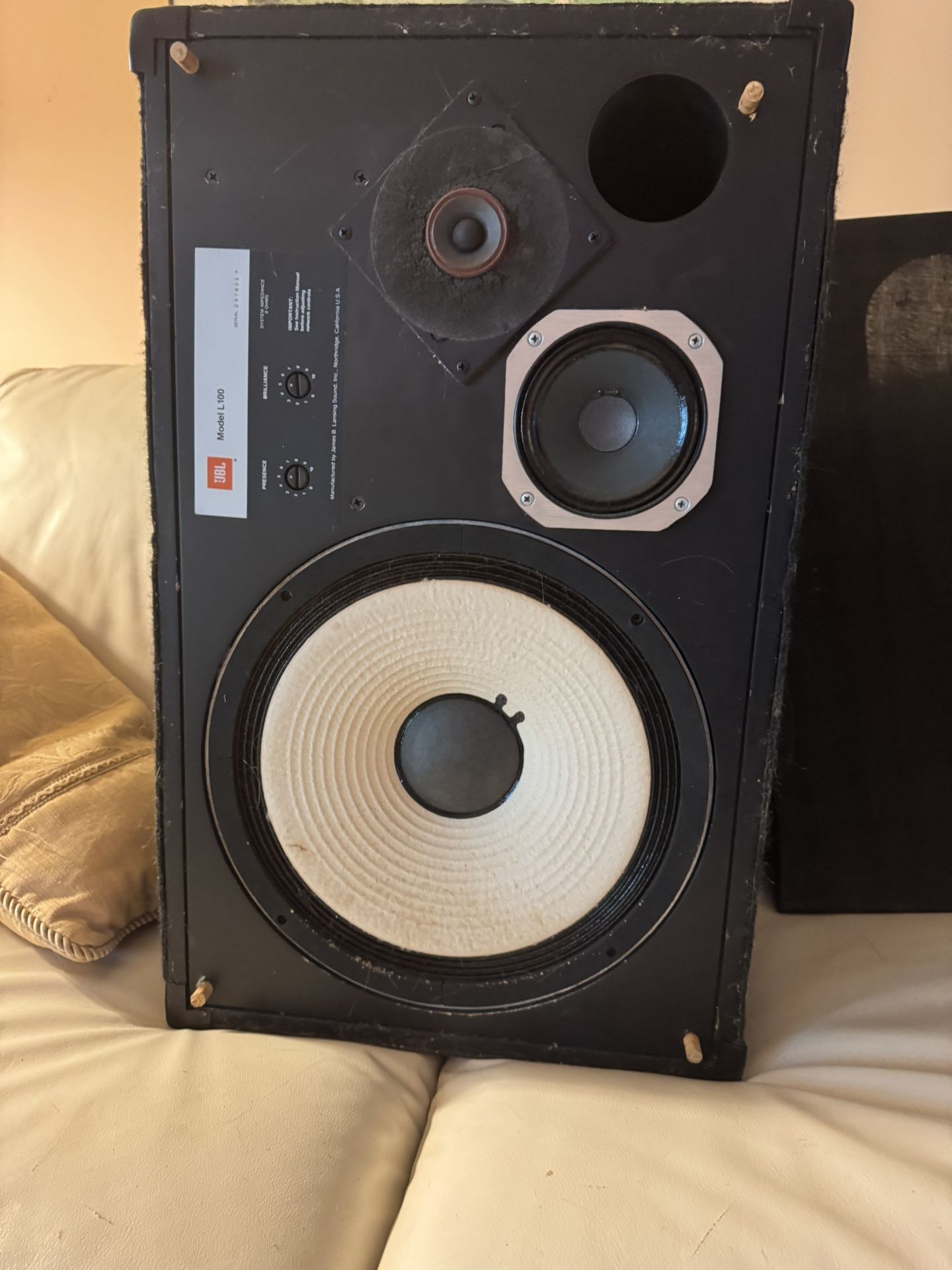 Pair Late 70’s JBL L100 (century) Speakers