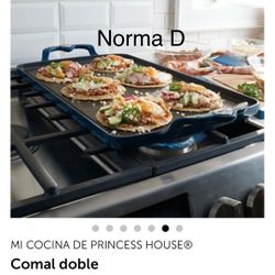 Comal Doble De Hierro Forjado Nuevo En Su Caja 🌺 Princess House 🌺