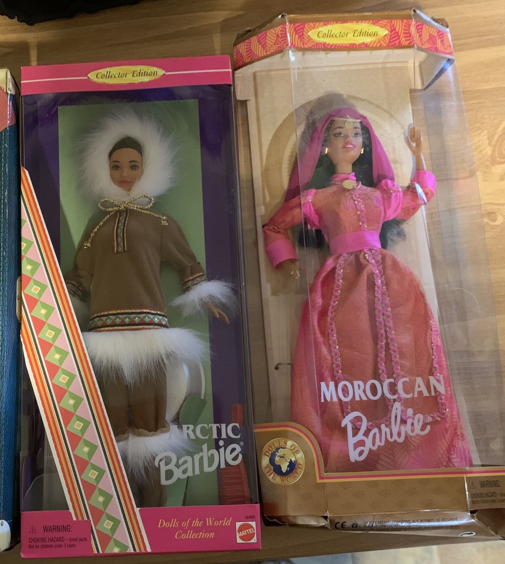 Dolls Of The World Moroccan Barbie and Arctic Barbie Collector Edition
