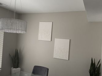 White Textured Artwork