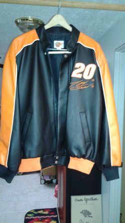 Tony Stewart #20 Leather Jacket