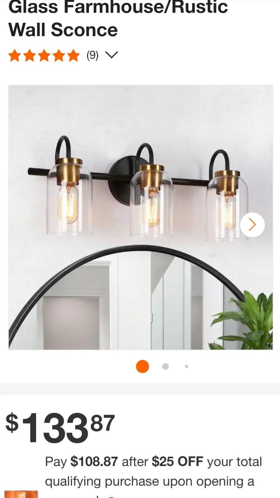 Bathroom Vanity Light Fixture 💡