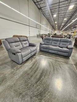 BRAND NEW 2PC SOFA AND LOVE SEAT WITH RECLINER $749