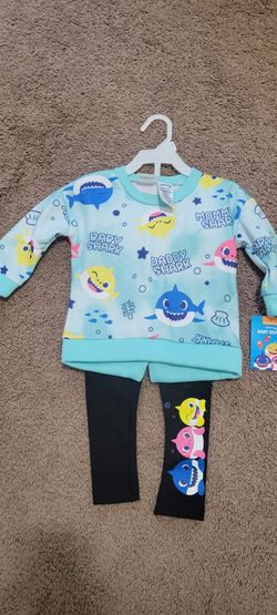 Baby girl baby shark outfit