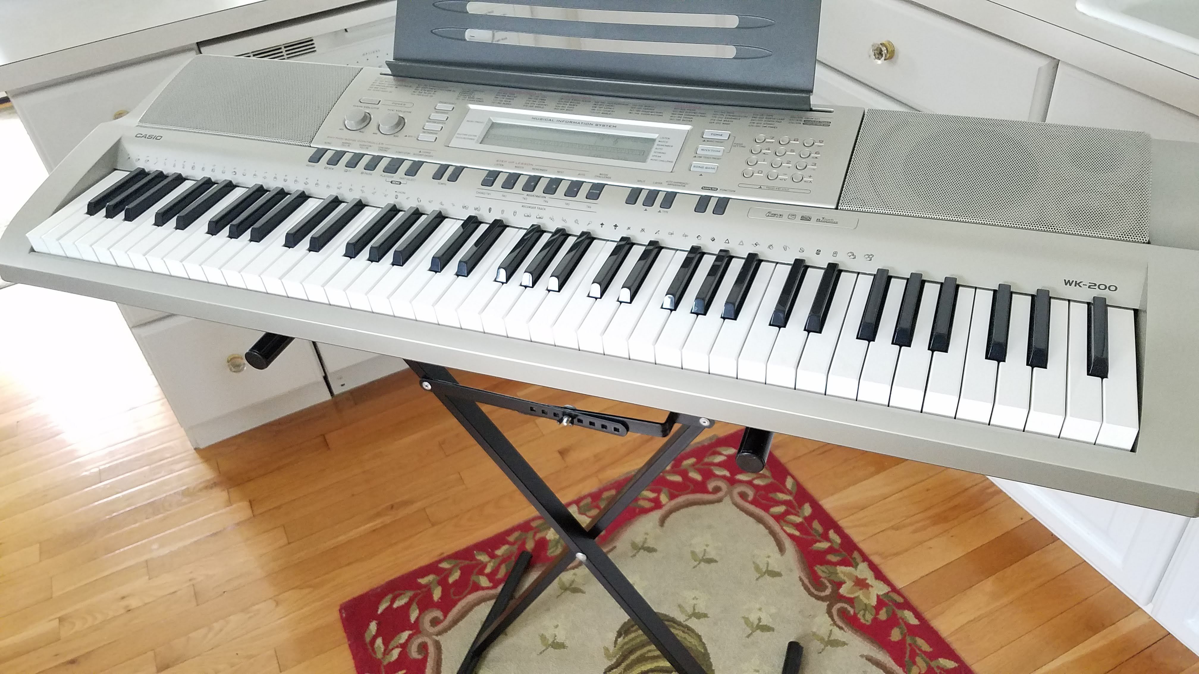 Casio WK-200 76-Key Digital Keyboard Workstation