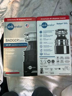 NEW InSinkErator Badger 500 1/2 HP Garbage Disposal – Brand New in Box