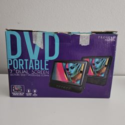 DVD PORTABLE 7" DUAL SCREEN