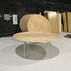 Round Banquet Restaurant Tables 6FT Diameter