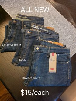 NEW Men's Levi Jeans
