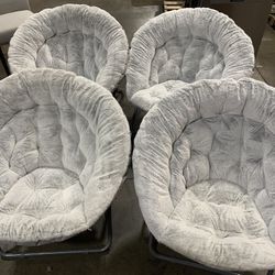 Oversized Saucer Chairs 4x 