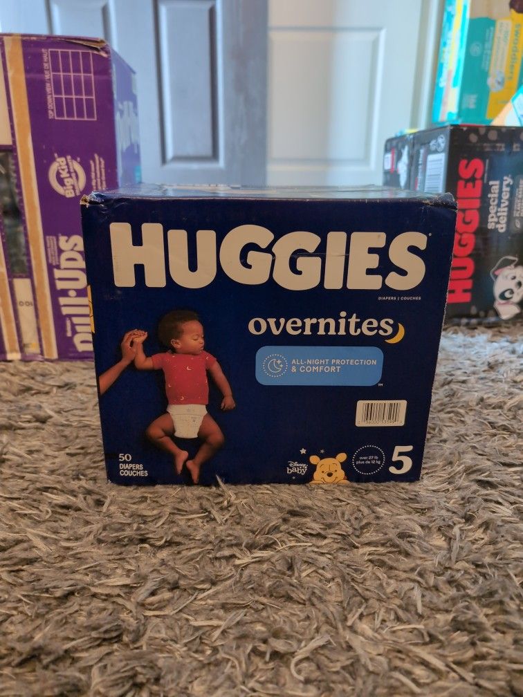 Huggies Overnight Size 5 50ct