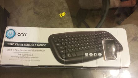 Onn Wireless Keyboard and Mouse LS6400R