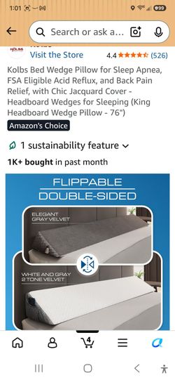 King size wedge for bed