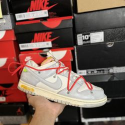 Nike Off White Dunk Lot 6 size 10 USED But Clean