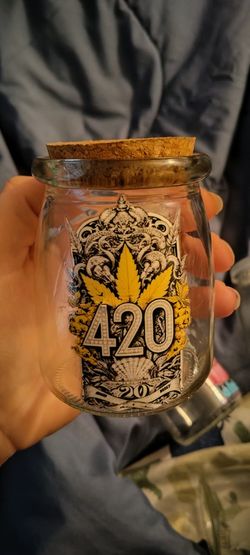 Personal Stash Jars Customized 