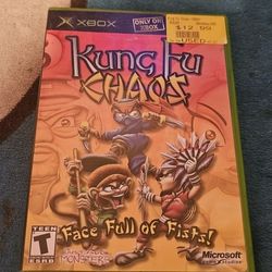 Kung Fu Chaos For Og Xbox