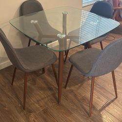 Dining Table With 4 Chairs