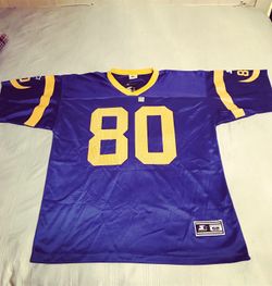 Vintage & Mint NWT Starter Los Angeles Rams Isaac Bruce #80 Jersey Size: XL. $100 obo.