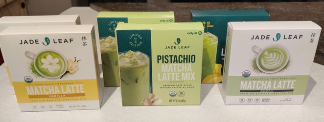 Matcha Latte & Matcha Lemonade by Jade Leaf