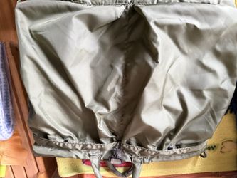Green Helmet Bag Used In Military
