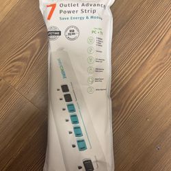 Simply Conserve 3 ft. 7-Outlet Energy-Saving Advanced Surge Protector