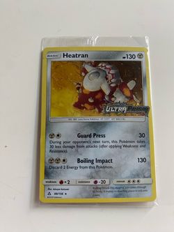 Heatran Sun & Moon: Ultra Prism Promo Cards