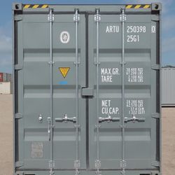 20Ft Grey High Cube Shipping Unit