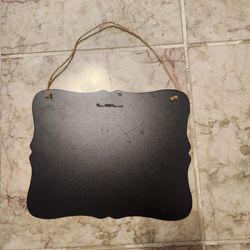 Hanging blackboard