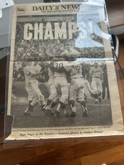 Mets 1969 World Series Newspapers
