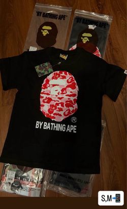Pink camo bape shirt