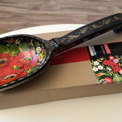 Decorative Wooden Spoon Hand Painted 