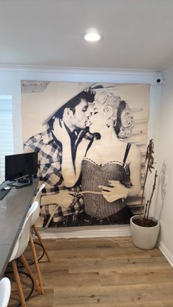 Large Black & White Poster (8 ft x 6 ft)