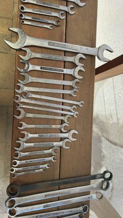 Open end wrench set-16 piece