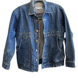 Sergio Valente Womens Vintage 1980’s Jean Denim Jacket Medium Back Pockets