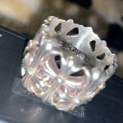 Real Chrome Hearts Ring  400