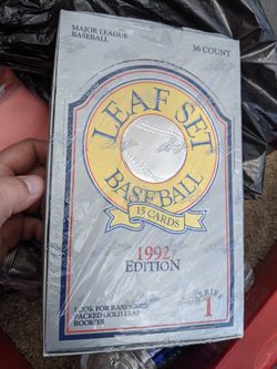 1992 Leaf set baseball cards new