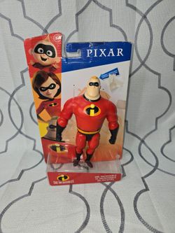 Disney Pixar The Incredibles Mr. Incredible Action Figure Toys Pixar Movie New