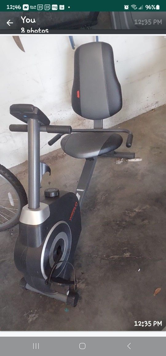The Weslo Pursuit G Recumbent Bike