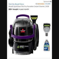 Bissel Spot Cleaner Vacuum (New In Box)