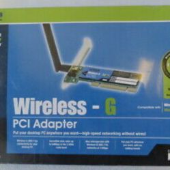 Linksys Wireless-G PCI Adapter - Factory Sealed