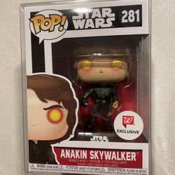 Dark Anakin Skywalker Funko Pop *MINT* Walgreens Exclusive Star Wars 281 with protector Clone Wars Ahsoka Obi wan Kenobi Darth Vader