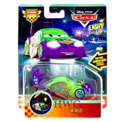 Disney Pixar Cars 2026 LIGHT UP Race To Celebrate •WINGO• 1:55 Scale LMQ Tuners