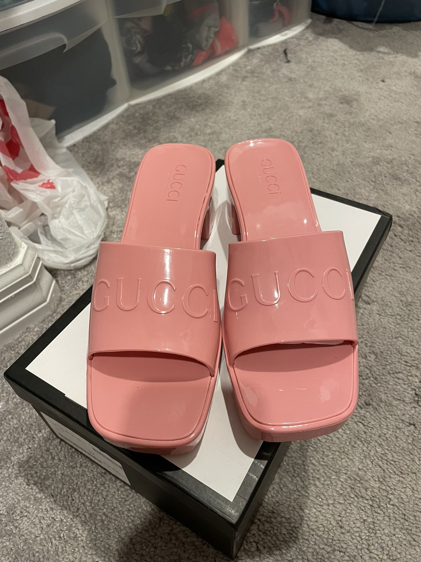 pink heels size 38 