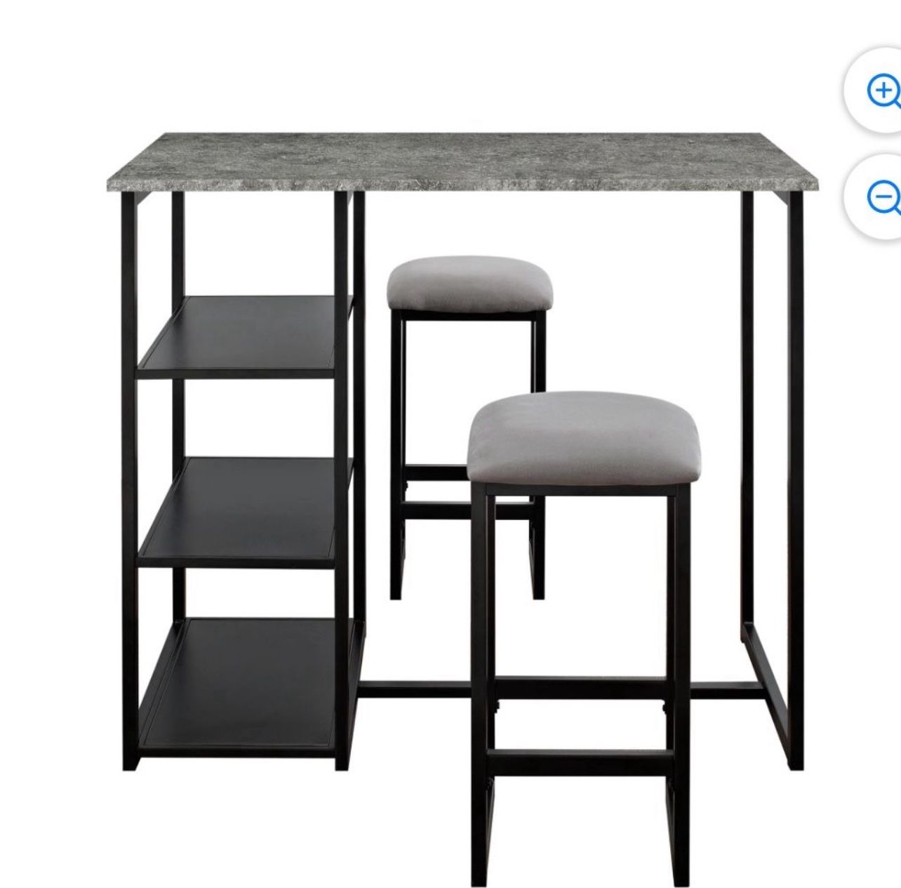 Mainstays Dining Table And 2 Stools